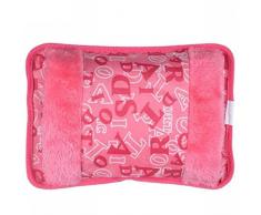 Trade Shop - Borsa Acqua Calda Elettrica Lettere Con Tasca Scalda Mani Vari Colori E Fantasie -