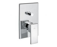 MISCELATORE DOCCIA INCASSO CON DEVIATORE LEVEL PAFFONI LES015 CR