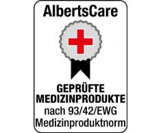 GAH-ALBERTS, Sgabello da doccia a forma di U, altezza regolabile, 400 x 380 mm, in plastica - 140823