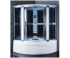 Bagno Italia Cabina con vasca Idromassaggio 150x150 semicircolare box doccia full optional I
