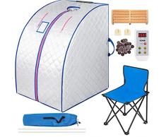 VEVOR Sauna a Infrarossi Portatile, 1000 W, 71cm x 81cm x 96cm Sauna Terapeutica a Infrarossi Pieghevole