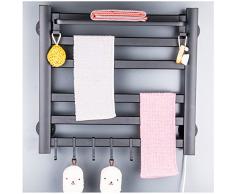 VVLXRIC Scalda Salviette da Bagno Elettrico, con Timer Riscaldamento Uniforme Scaldasciugamani Elettrico, Asciugabiancheria Elettrico,580x485mm