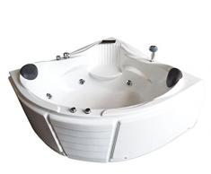 Vasca Da Bagno Idromassaggio Angolare 150X150 Cm Carnelli Las Vegas