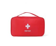 Kit di pronto soccorso: mini borsa medica vuota da viaggio portatile, borsa da trekking, outdoor, bicicletta e accessori da viaggio