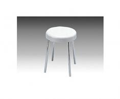 INDA A03750CR Sgabello Bagno, Collezione Hotellerie, Argento