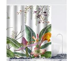 Huanmin Tenda Doccia , Tenda per Doccia Polyester Lavabile, Tende Doccia Asciugatura Rapida , Tenda Doccia Antimuffa(180*200cm)