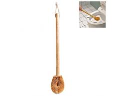 Scopino per WC in Fibra di Cocco Naturale, Scopino per WC in Legno Scopino per Bagno in Cocco Naturale