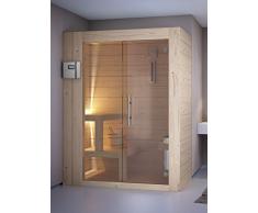 GRANDFORM sauna finlandese stufa elettrica due persone sedute HOME 1780 ( cm. 170 x 80 x 208 H.)