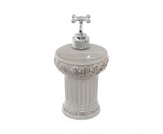 Dosasapone in ceramica grigio chiaro