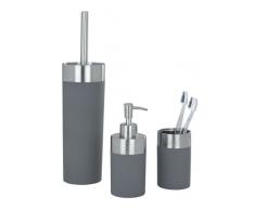 Wenko 19975100 Creta - Dispenser sapone liquido, colore: Grigio