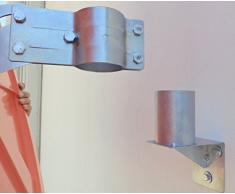 WBCM-60 Adattatore per montaggio a parete di specchi convessi, con staffa di fissaggio per palo da 60 mm