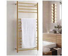 VVLXRIC Scaldasciugamani Elettrico, Riscaldamento Rapido A Parete Asciuga Salviette Bagno Elettrico, Ip44 Waterproof Rate Lucidato Scaldasalviette Bagno Elettrico,14Bars