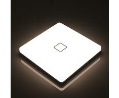 Plafoniere a LED da 24W di Öuesen, Plafoniera Lampada Quadrata Impermeabile Naturale Bianco 4000K 2050LM Plafoniere a Soffitto Moderne per Soggiorno, Bagno, Cucina e Balcone