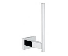 GROHE Porta Rotolo di Scorta Essentials Cube Cromo 40623001