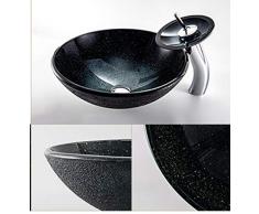 AosyGFR Sanitari Ware Lavabo da Bagno in Vetro Dipinto A Mano