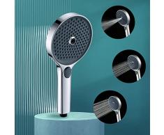 ASHORT Soffione Doccia, Alta Pressione Risparmio Idrico Doccia Soffione, Doccino per Doccia Risparmio Idrico 3 Modalità di Spruzzo, Adatto per adulti e bambini bagno salutare