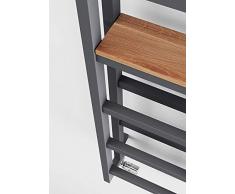 Termoarredo scalda asciugamani, disponibile in tutti i colori e con ripiani, scalda asciugamani