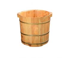 Durevole in Legno di Lavaggio pediluvio Barrel Foot Spa Benna Piede Barrel Piede di Pedicure Piedi Vasca Sauna Accessori, Pedicure, Alta Detox Foot Massage Wash 36CM