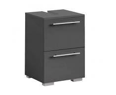 Schildmeyer Carlos Mobiletto per lavabo, Legno ingegnerizzato Plastica, Antracite, 40 cm