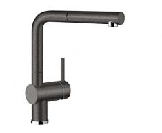 Blanco Linus-S Vario rubinetteria da cucina, finitura metallizzata, cromato, alta pressione, 516688