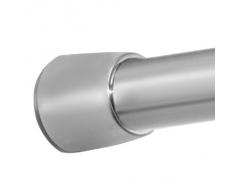 InterDesign Asta a Tensione Tenda Doccia, Forma Media, Acciaio Inox Spazzolato, 109-190 centimetri