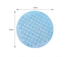 DWLXSH Il Tappetino for Box Doccia Rotondo Offre Una Copertura generosa e affidabile Antiscivolo, Tappetino da Vasca con potenti Ventose