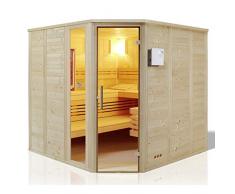 Unbekannt Infraworld Sauna Urban Complete Angolo 164 x 164 cm Abete Nordico 391080