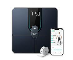 eufy Smart Scale P2 Pro, bilancia da bagno digitale, Wi-Fi Bluetooth, 16 misurazioni incl. peso, frequenza cardiaca, grasso corporeo, BMI, massa muscolare/ossea, corpo virtuale 3D, precisione 50 g