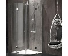 BOX DOCCIA SEMICIRCOLARE 90X90 IN CRISTALLO 6 MM SENZA TELAIO | LONDON