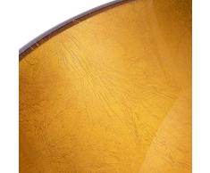 QJJML Lavandino in Vetro, Lavandino Creativo Design Oro Arancio Rotondo Bagno,A