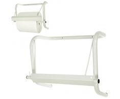 PORTAROTOLO A PARETE PORTA ROTOLO CARTA INDUSTRIALE BOBINA ASCIUGAMANI A MURO