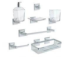 Koh-I-Noor 5707KK Porta Salviette Tilda, 36 cm, Cromo