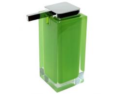 Gedy Dosasapone Rainbow verde acido con pompetta in cromo