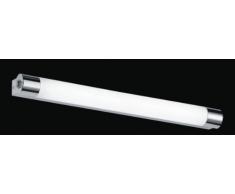 Trio Leuchten Trio 281570906 Lampada LED da Specchio a Muro, Bagno, Cromo, con Interruttore e Spina