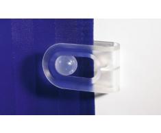 Ridder 506000-350 - Fermaglio per la chiusura della tenda doccia, colore: Trasparente