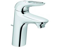 Grohe 33558003 Eurostyle New, Miscelatore Monocomando per Lavabo, Leva Aperta, Cromo, Taglia S