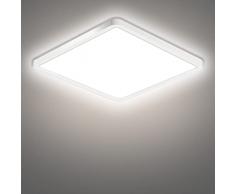 Ouyulong Plafoniera Led Soffitto Quadrata 30x30 cm, Plafoniera Led 36W, Plafoniere Bagno IP44 Impermeabile, 4500K,4100LM, Plafoniera Soffitto Cucina, per Camera da letto Corridoio Soggiorno