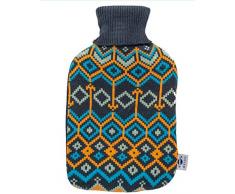 axion - Set Completo con Borsa dell´acqua calda con maglia motivo diamanti. (Borsa dell´acqua calda con motivo diamanti)