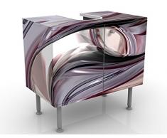 Apalis Mobile per lavabo Design Illusionary 60x55x35cm, Basso, Larghezza: 60cm, Regolabile, mobiletto da lavandino, lavandino, mobiletto da lavabo, lavabo, mobiletto, Bagno, Bagnetto, Mobile da Bagno