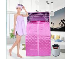 Z&HX-Sauna personale, Sauna facciale, Sauna pieghevole portatile, Sauna a infrarossi coperta , pink