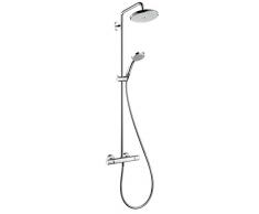 hansgrohe Croma Colonna doccia 220 1 getto con termostatico, cromo, 27185000