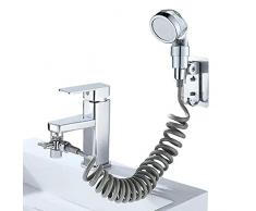 Set doccia per lavandino, soffione, doccetta del bagno, perfetto per lavare i capelli o lavare animali domestici