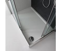 BOX DOCCIA 80X100 ANTE IN CRISTALLO TRASPARENTE | GIADA