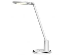 Lampada da Scrivania, ANTELA Lampade da Tavolo per la cura degli occhi 10 livelli di luminosità con 5 modalità di illuminazione Luce da scrivania LED lampada da ufficio di controllo sensibile al tocco