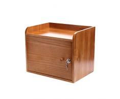 Legno ufficio mobiletto organizer per gioielli due strati organizer box 2 G