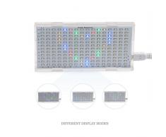 DROK® AS1216 di cristallo Castello di Musica di spettro, display a LED elettrico del livello audio Spectrum, Kit fai da te Light Cube adatto per gli amanti di musica ventilatori elettronici