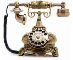 Retro Vintage Stile Antico Con Filo Rotante Quadrante Scrivania Telefono Home Office Decor Xuan - Vale la pena di avere