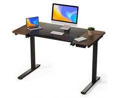 Smart Planner Scrivania regolabile in altezza elettrica standing desk regolabile da seduti e in piedi per casa e ufficio – Nera