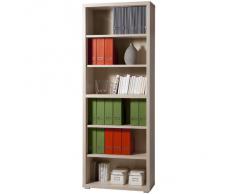 Libreria mobile studio ufficio capiente elegante frassino LB7070 L80h220p36