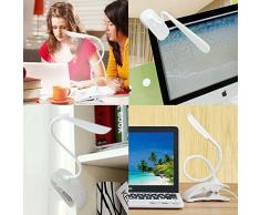 GEREE Lampada da tavolo a LED, lampade da tavolo portatili Touch Control Luce del libro di lettura protetta dagli occhi per lo studio, il lavoro, il campeggio, 3 livelli di luminosità